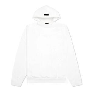 (XS) NWT ESSENTIALS Fear of God Pullover Hoodie in "Cloud Dancer"